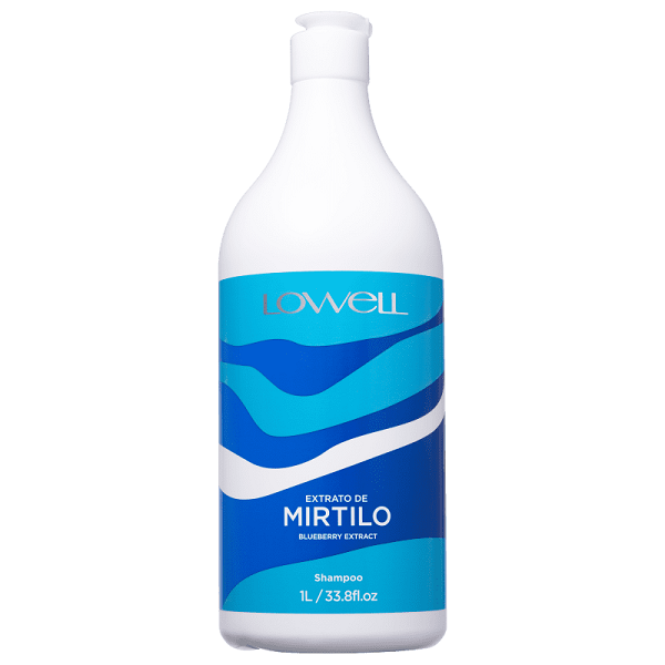 Lowell Extrato de Mirtilo Shampoo 1L Condicionador 200ml e Leave-in 180ml ÚNICO 9
