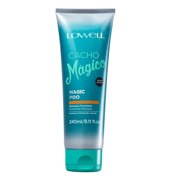 Lowell Cacho Magico Shampoo 240ml Creme Modelador 240ml Oleo 60ml e Fluido 100ml ÚNICO 3