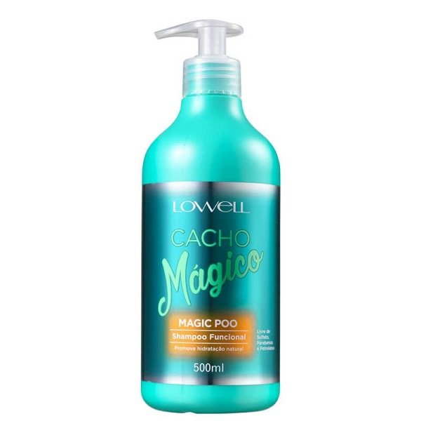 Lowell Cacho Magico Shampoo 500ml Creme Modelador 240ml Fluido 200ml Oleo 60ml e Gelatina 240g ÚNICO 2