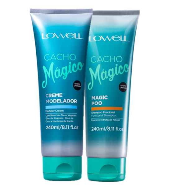 Lowell Cacho Magico Shampoo 240ml e Creme Modelador 240ml ÚNICO 5