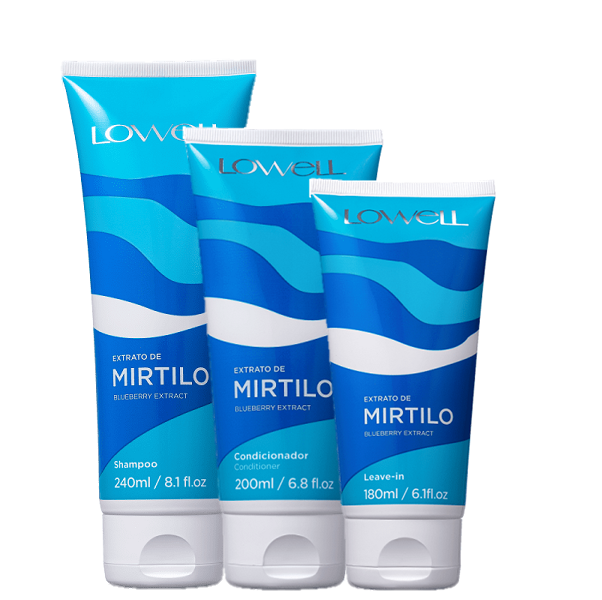 Lowell Extrato de Mirtilo Duo Home Care e Leave in 180ml ÚNICO 1