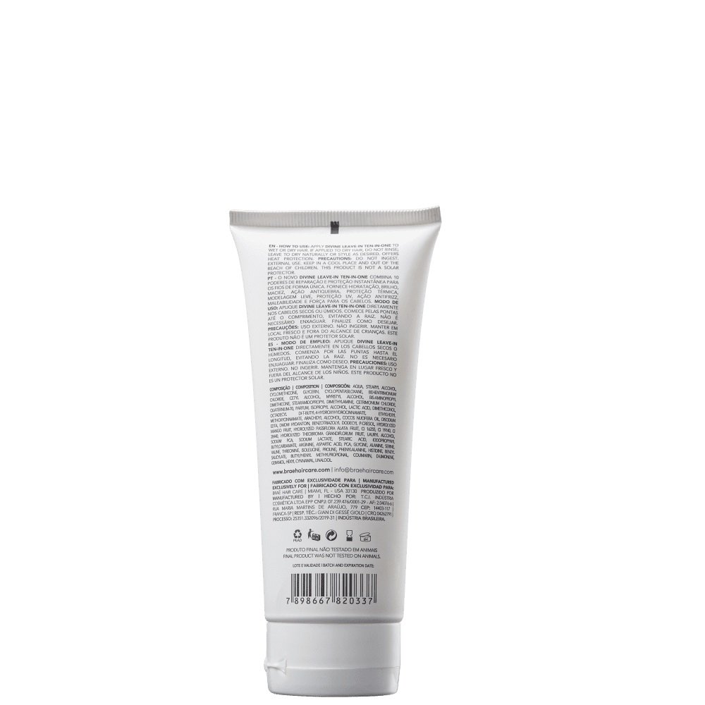 Kit BRAE Divine Anti-Frizz Ten in One - Leave-in 200ml (2 Unidades) ÚNICO 3