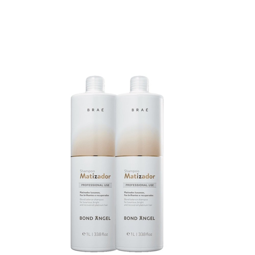 Kit Brae Bond Angel - Matizador Shampoo 1L (2 Unidades) ÚNICO 1