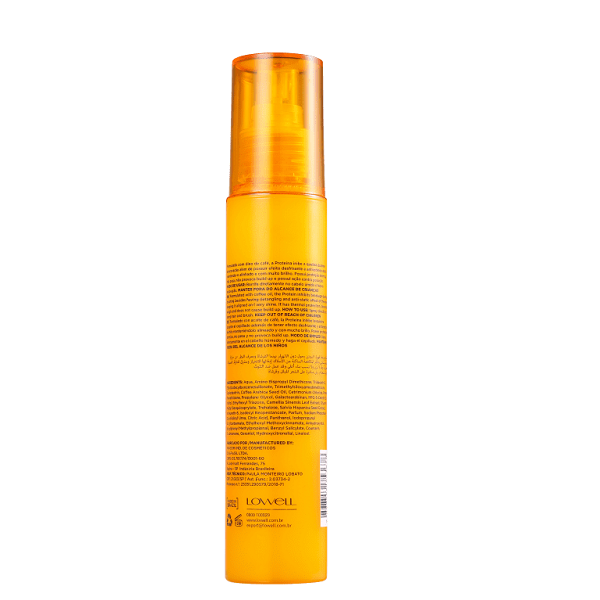 Lowell Deslumbre Kit Spray de Brilho 120ml Pre Baby Liss 120ml e Proteina Anti Quebra 100ml 3 Produtos ÚNICO 7