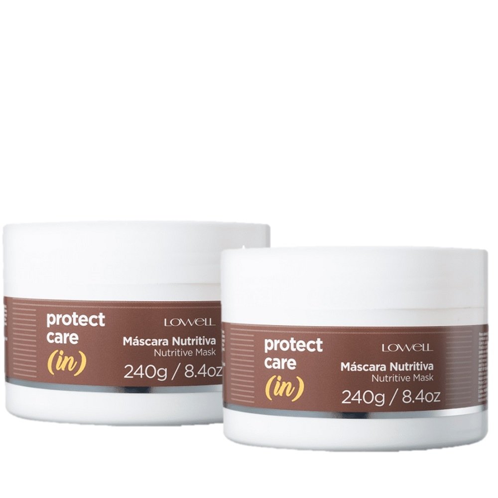 Kit Lowell Protect Care (in) - Mascara Nutritiva 240g (2 Unidades) ÚNICO 1