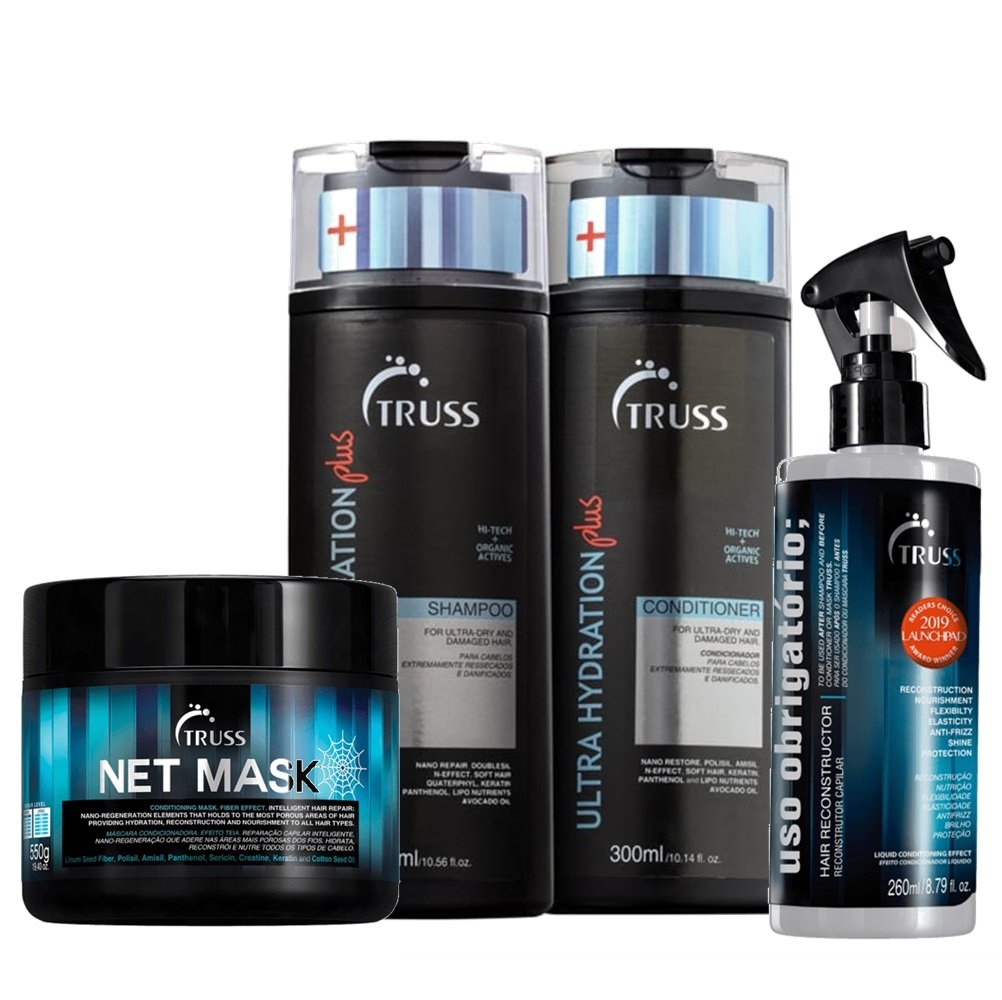 Kit Truss Ultra Hydration Plus Mask Obrigatorio (4 Produtos) ÚNICO 1