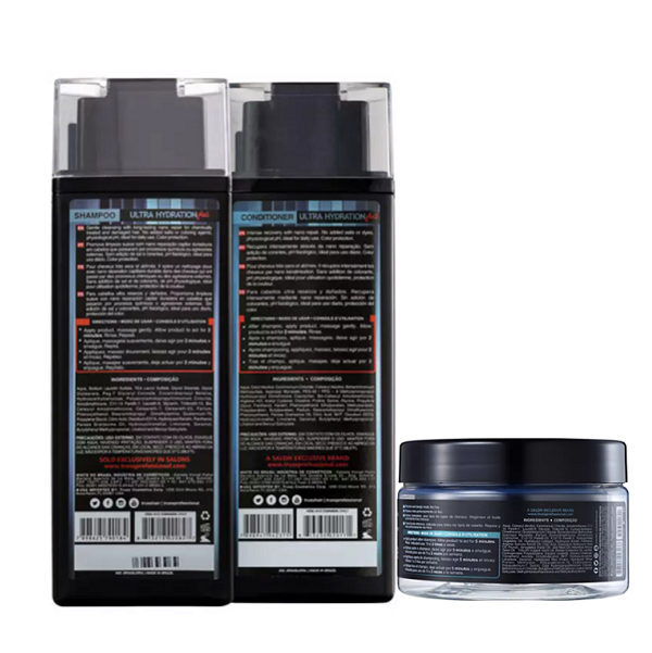 Truss Ultra Hydration Plus - Shampoo+Condicionador 300ml+Mascara Specific 180g ÚNICO 4