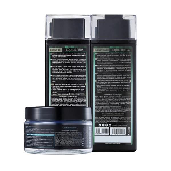 Truss Equilibrium - Shampoo+Condicionador 300ml+Mascara Specific 180g ÚNICO 4