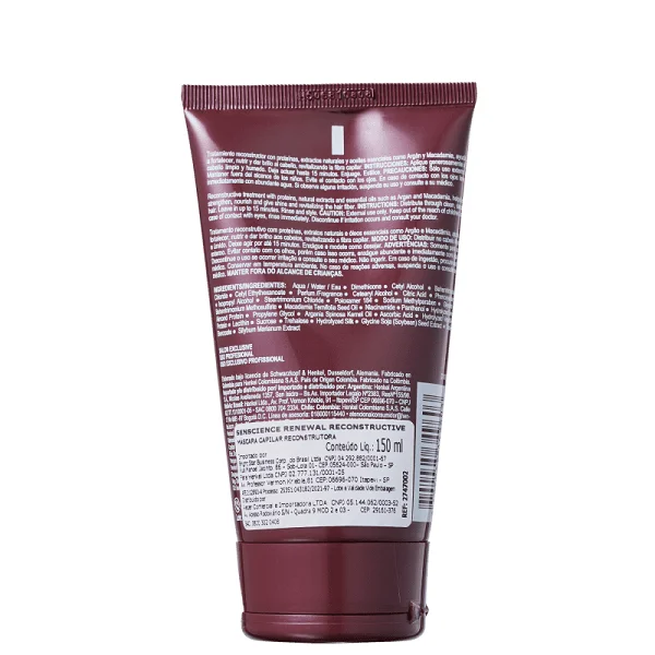 Senscience Renewal Reconstructive Mask Mascara Reconstrutora 150ml 150ml 2