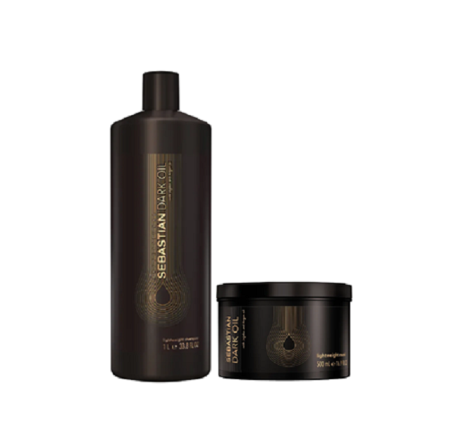 Sebastian Professional Dark Oil Shampoo 1L+Mascara 500g ÚNICO 4