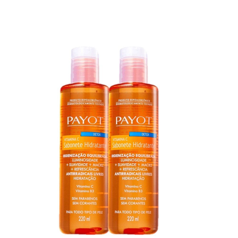 Kit Payot Detox Vitamina C - Sabonete Liquido 220ml (2 Unidades) ÚNICO 1