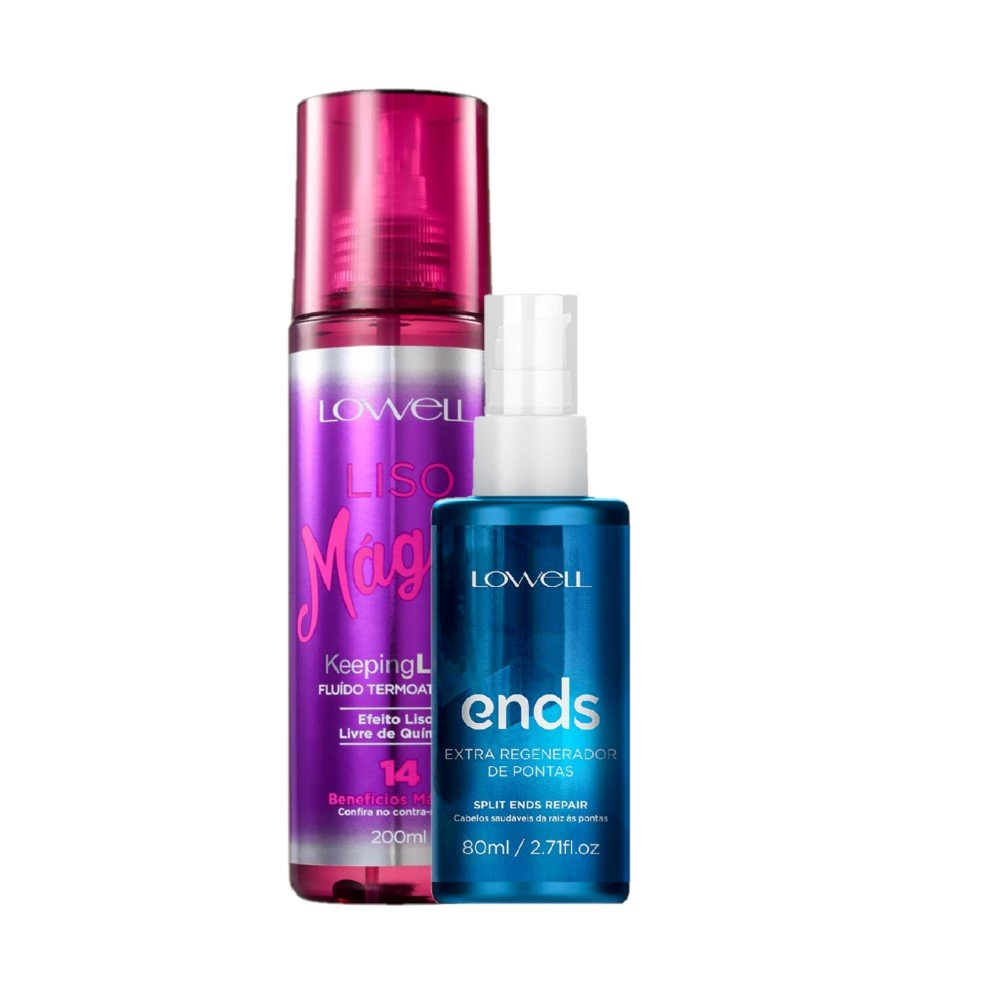 Kit Lowell Liso Magico Fluido Regenerador (2 produtos) ÚNICO 1