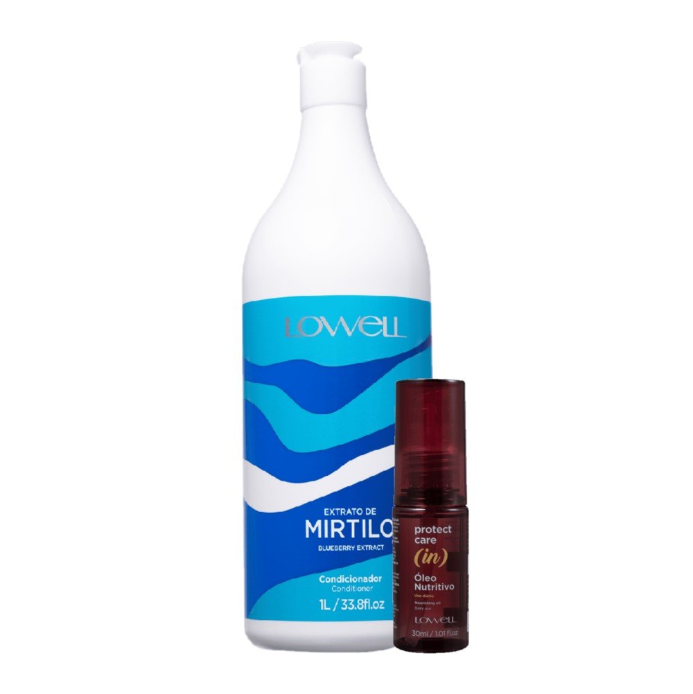 Kit Lowell Extrato de Mirtilo Salon Hidratacao Nutritiva (2 produtos) ÚNICO 1