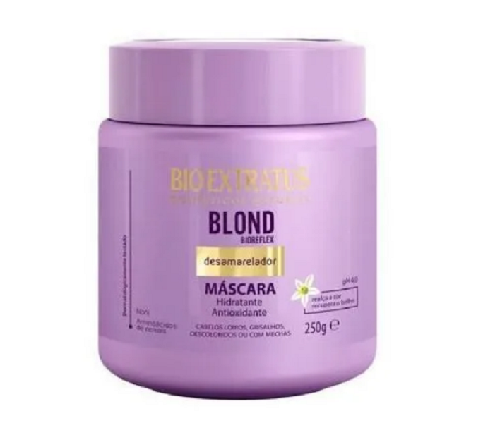 Bio Extratus Blond Bioreflex Kit Duo 250ml e Mascara 250g ÚNICO 4