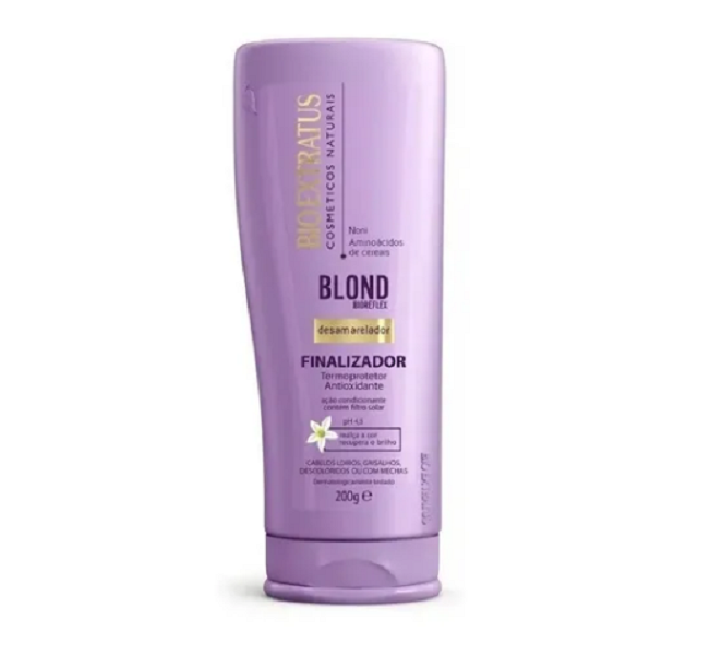 Bio Extratus Blond Bioreflex kit Duo 250ml Mascara Capilar 250g e Finalizador 200g ÚNICO 5