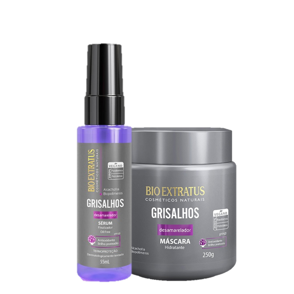 Bio Extratus Grisalhos Kit Mascara Capilar e Serum ÚNICO 5