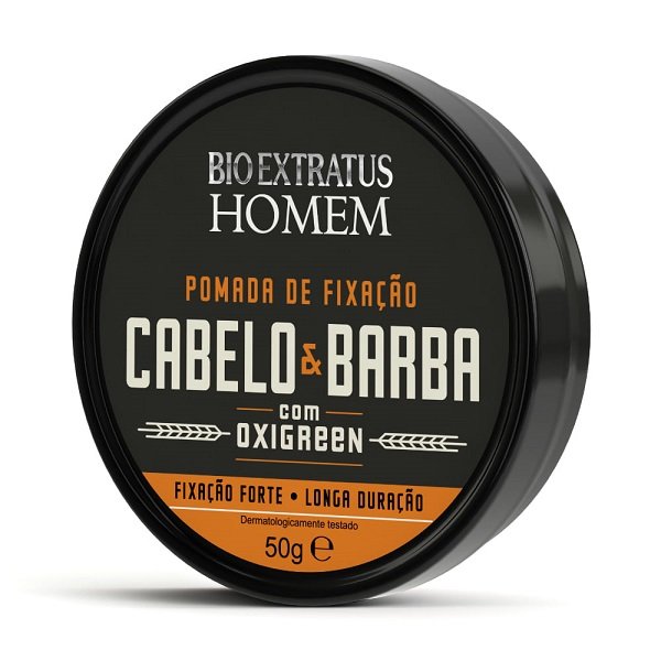 Bio Extratus Homem Kit Cabelo e Barba Shampoo Condicionador 300ml e Pomada Fixadora 50g ÚNICO 9