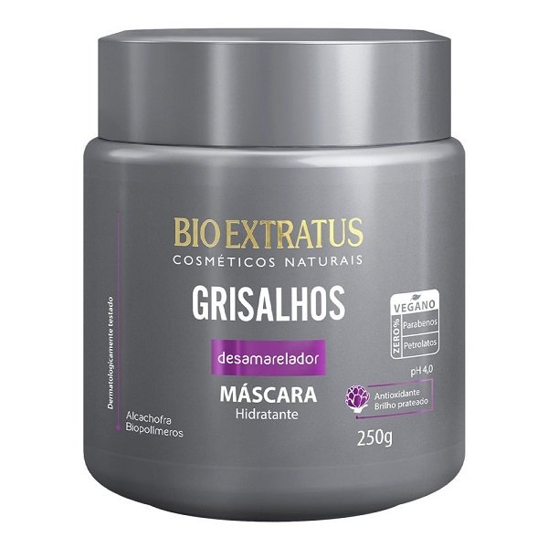 Bio Extratus Grisalhos Kit Mascara Capilar Shampoo e Serum ÚNICO 9