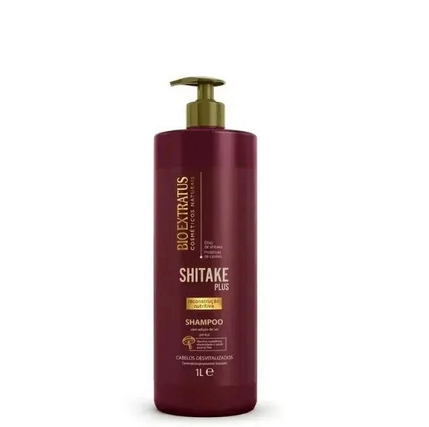 Bio Extratus Shitake Plus - Shampoo 1L+Mascara 1Kg ÚNICO 5