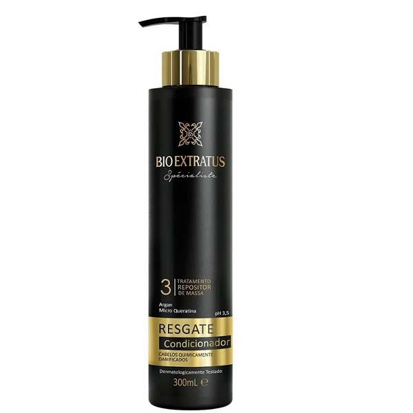 Bio Extratus Specialiste Resgate Shampoo e Condicionador 300ml mais Mascara 250g e Finalizador 200g ÚNICO 9