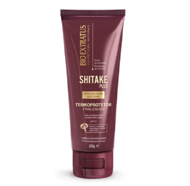 Bio Extratus Shitake Plus (Shampoo+Condicionador 1L+Finalizador Termoprotetor 200g) ÚNICO 8