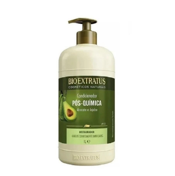 Bio Extratus Pos-Quimica Shampoo+Condicionador+Banho de Creme 1L+Finalizador 150ml ÚNICO 2