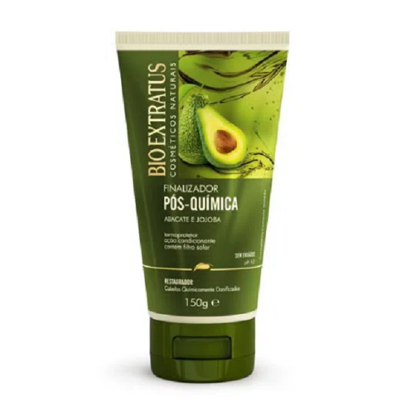 Bio Extratus Pos-Quimica Shampoo+Condicionador+Banho de Creme 1L+Finalizador 150ml ÚNICO 5