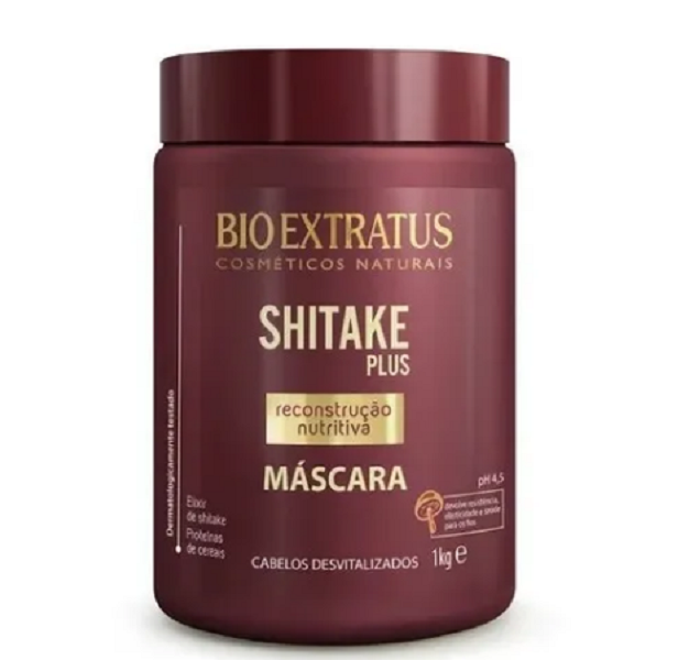 Bio Extratus Shitake Plus (Shampoo+Condicionador 1L+Mascara 1Kg+Finalizador Termoprotetor 200g) ÚNICO 5