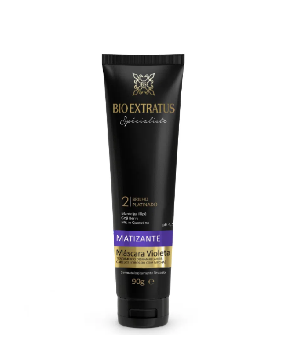 Bio Extratus Specialiste Matizante Violeta  Shampoo 300ml e Mascara 90g ÚNICO 7