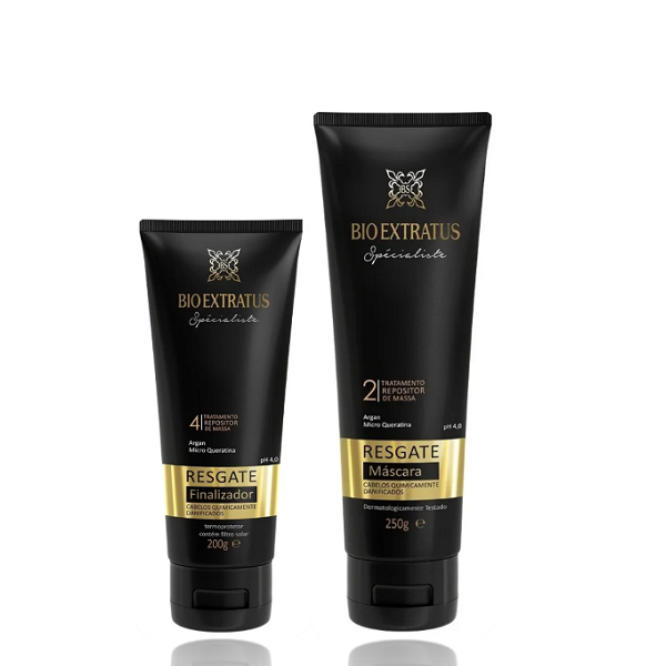 Bio Extratus Specialiste Resgate Mascara 250g mais Finalizador 200g ÚNICO 5