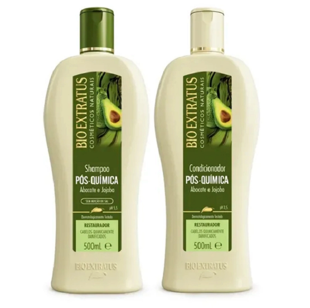 Bio Extratus Pos-Quimica Shampoo+Condicionador 500ml ÚNICO 4