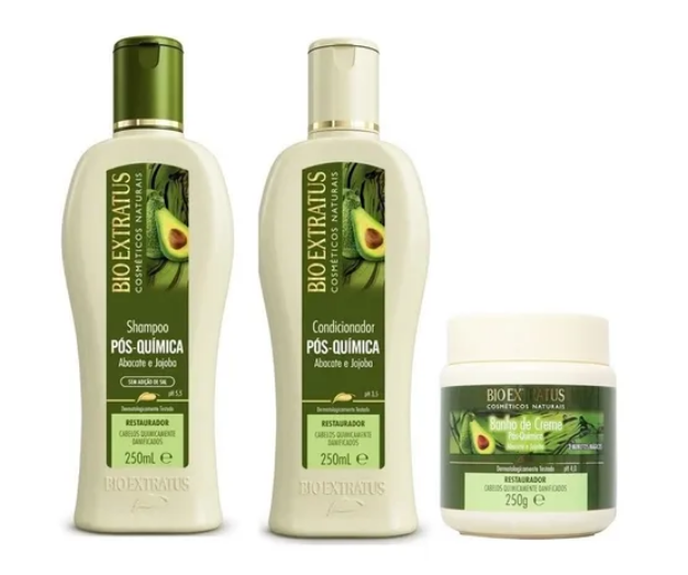Bio Extratus Pos Quimica Kit Duo e Mascara 250ml ÚNICO 2