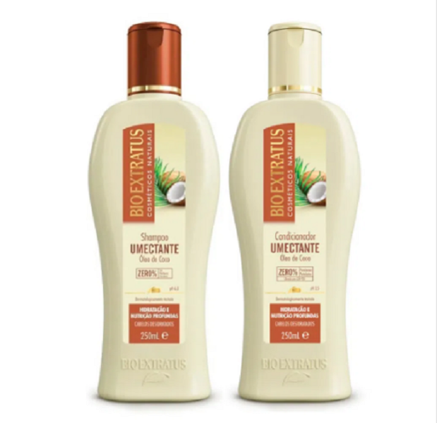 Bio Extratus Umectante Oleo de Coco (Shampoo+Condicionador 250g) ÚNICO 4
