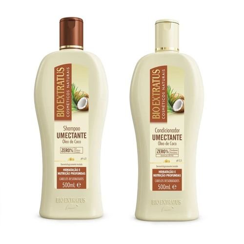 Bio Extratus Umectante Oleo de Coco (Shampoo+Condicionador 500g) ÚNICO 4