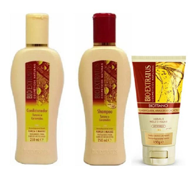 Bio Extratus Tutano Trio (Shampoo+Cond 250g+Ativador Cachos 150g) ÚNICO 1