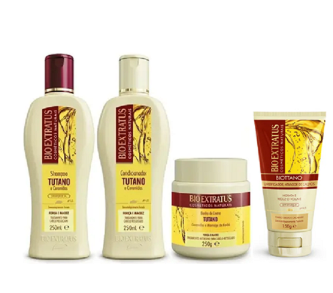 Bio Extratus Tutano Quad (Shampoo+Cond+mascara 250g+Ativador Cachos 150g) ÚNICO 6
