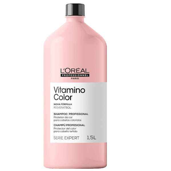 LOreal Professionnel Serie Expert Vitamino Color Resveratrol Shampoo 1500ml e Mascara 500g ÚNICO 2