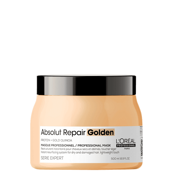 LOreal Professionnel Serie Expert Absolut Repair Gold Quinoa Protein Golden - Mascara Capilar 500ml 500ml 1