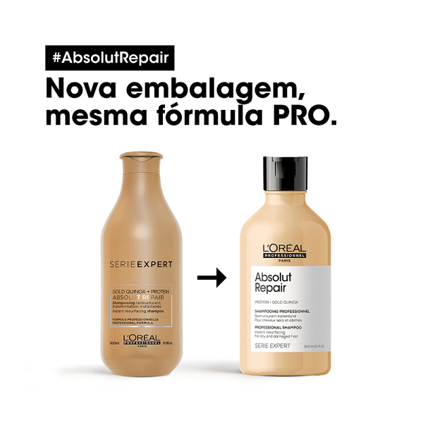 LOreal Professionnel Serie Expert Absolut Repair Gold Quinoa Protein - Shampoo 300ml 300ml 3