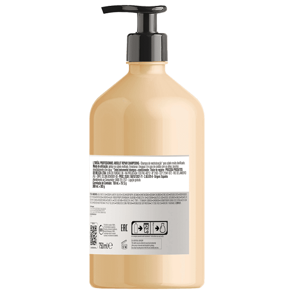 LOreal Professionnel Serie Expert Absolut Repair Gold Quinoa Protein - Shampoo 750ml 750ml 2