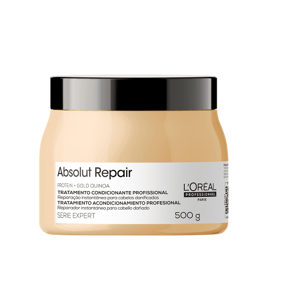 Kit LOreal Professionnel Serie Expert Absolut Repair Gold Quinoa Protein Mascara 500g e Oleo 90ml (2 Produtos) ÚNICO 5