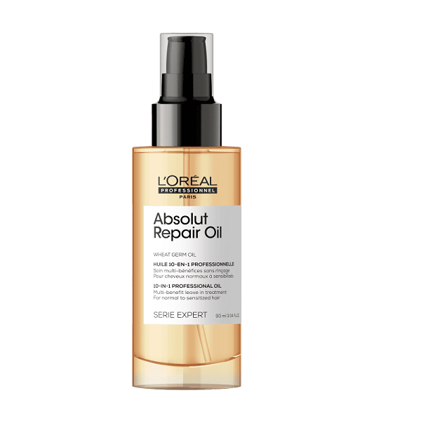 Kit LOreal Professionnel Serie Expert Absolut Repair Gold Quinoa Protein Mascara 250ml e Oleo 90ml (2 Produtos) ÚNICO 3