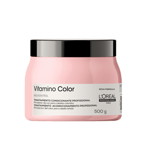 Kit LOreal Professionnel Serie Expert Vitamino Color Resveratrol Duo 1,5L + Mascara 500g (3 Produtos) ÚNICO 4