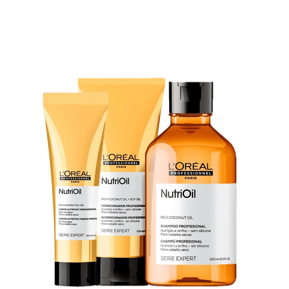 Kit LOreal Professionnel Serie Expert NutriOil Power Nutricao (3 Produtos) ÚNICO 1