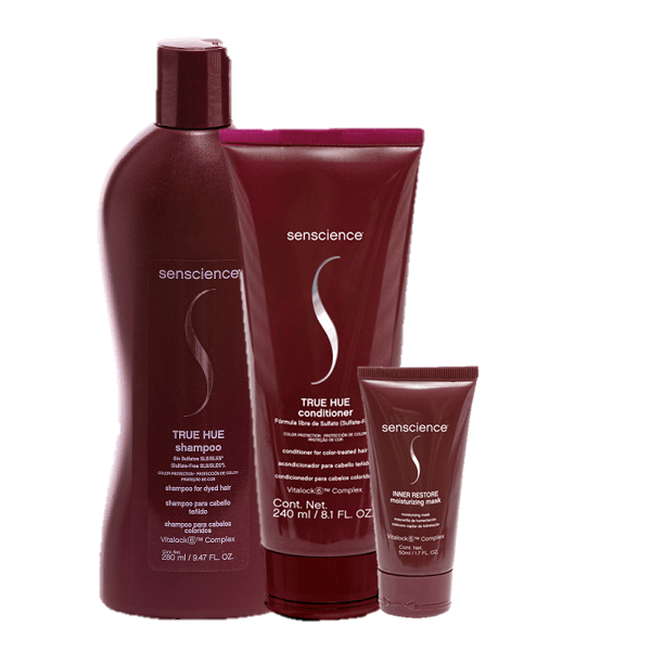 Senscience True Hue Duo Home Care e Inner Restore Moisturizing Mask 50ml ÚNICO 6