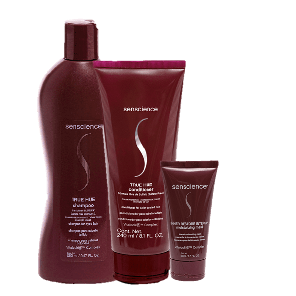 Senscience True Hue Duo Home Care e Inner Restore Intensif Moisturizing Mask 50ml ÚNICO 1