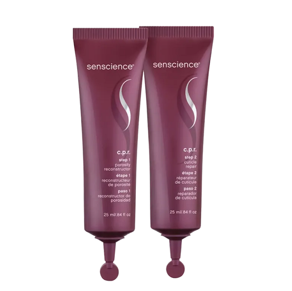 Senscience Silk Moisture Duo Home Care Renewal Mask 150ml CPR Tratamento Reconstrutor 2x25ml e True Hue Oleo 55ml ÚNICO 2