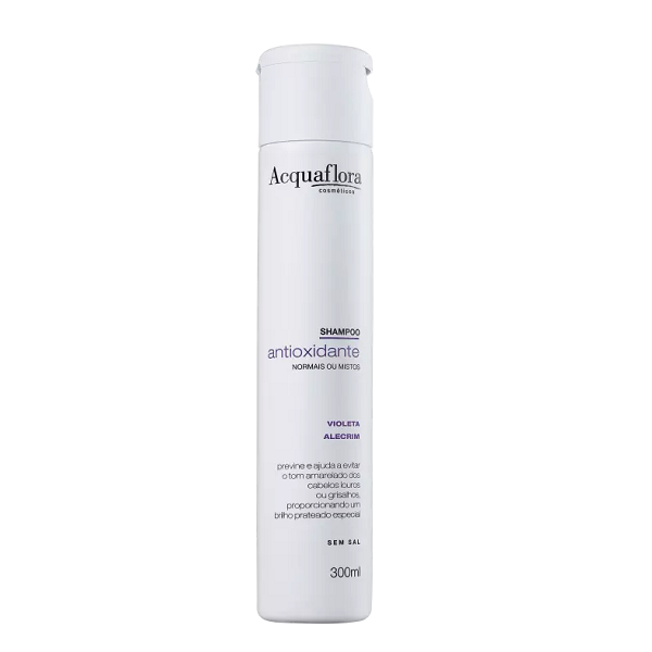 Acquaflora Antioxidante Normais ou Mistos  Shampoo Desamarelador 300ml 300ml 1