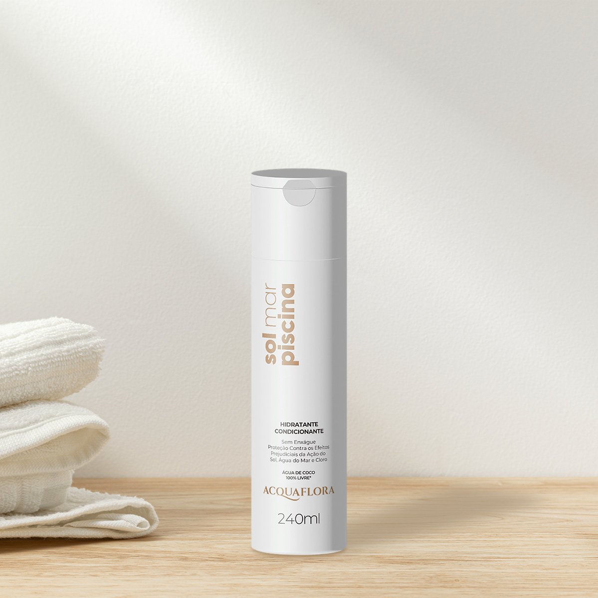 Creme Sem Enxague Acquaflora Sol Mar Piscina - 240ml 240ml 2