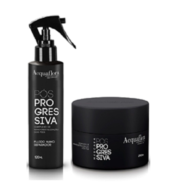 Acquaflora Pos-Progressiva Fluido Nano Reparador 120ml+Mascara 250ml